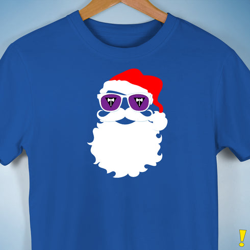 Santa’s Lesbian Labrys Pride Flag Shades Premium Unisex T-Shirt - Royal Blue